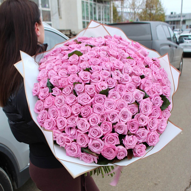 Букет из 151 розы Маритим 60 см - изображение 2