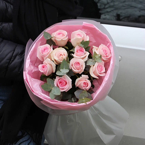 Букет из 11 роз Свит Ревиваль 60 см - изображение 2