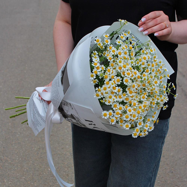 Букет полевых ромашек "Летний" - изображение 2