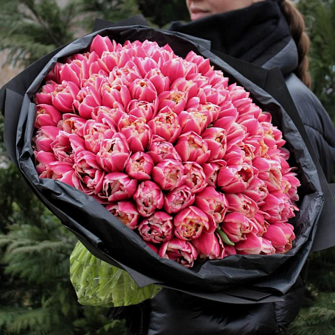 Букет из 101 тюльпана Коламбус - изображение 2