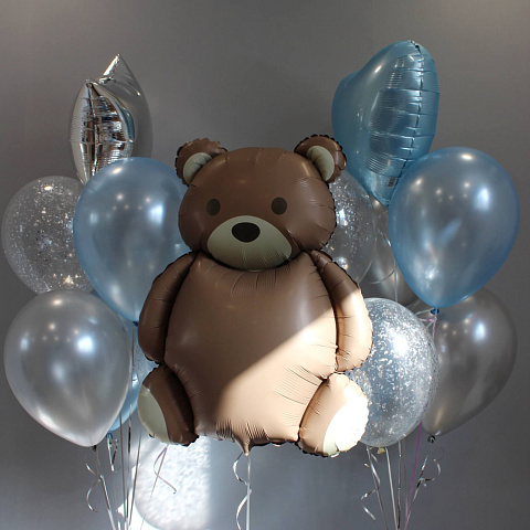 Сет шаров с мишкой - изображение 2