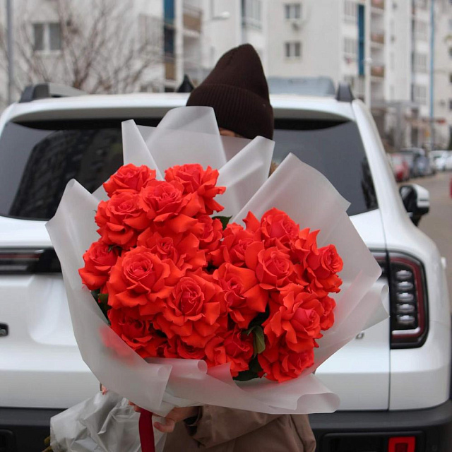 Букет из 21 розы Нина - изображение 2