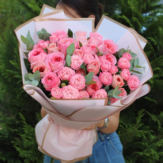 Букет пионовидных роз Лондон Ай - изображение 2