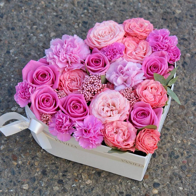 Сердце из цветов "For Barbie" - изображение 2