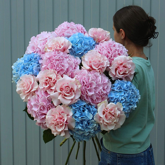 Большой букет из гортензий "Мондиаль" - изображение 2