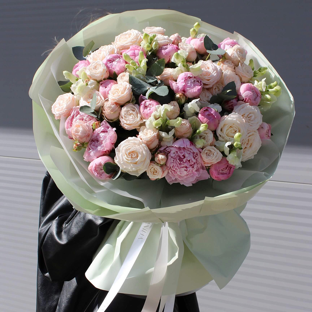 Букет из роз микс "Любовь forever"