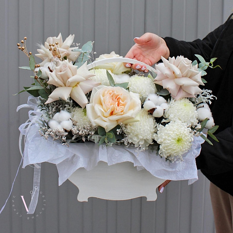 Ящик с цветами для мамы - изображение 2