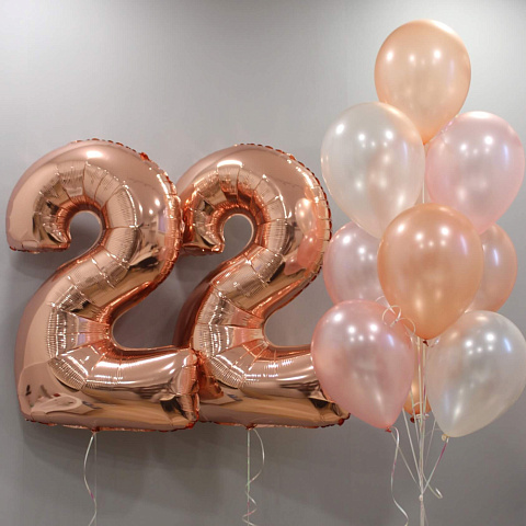 Шары "Осенняя гамма" в связке  - изображение 2