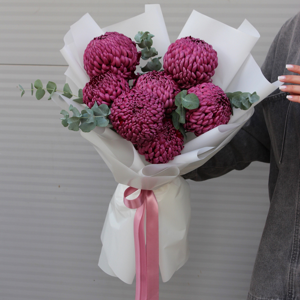 Букет из хризантем "Осень"