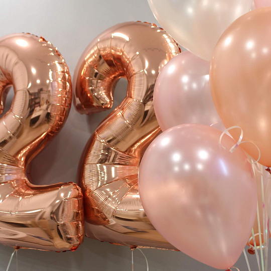 Шары "Осенняя гамма" в связке 