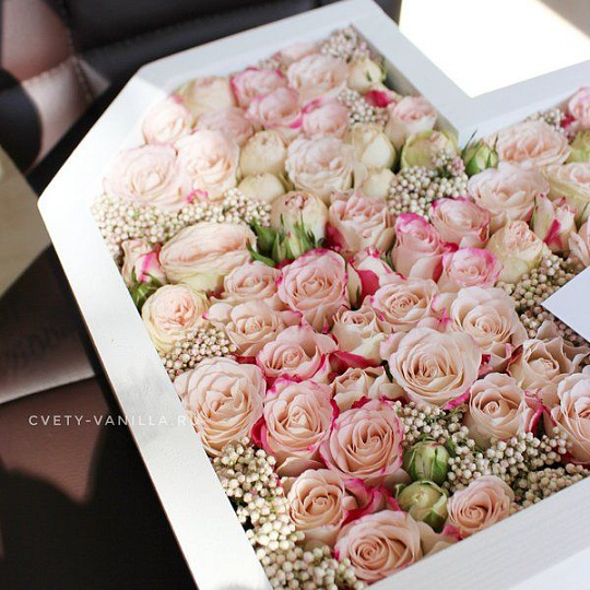 композиция в форме сердца "my love"