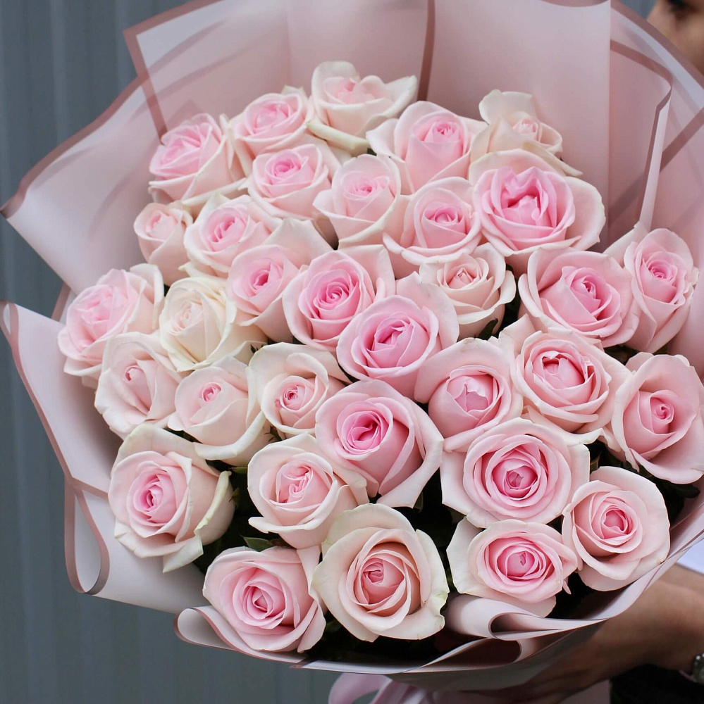 Букет из 33 роз Свит Ревиваль 60 см