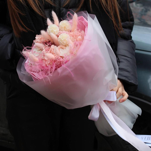 Букет из сухоцветов "Праздничный" - изображение 2