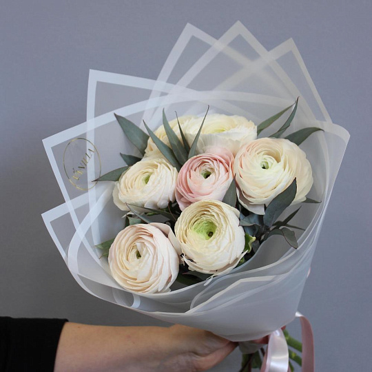 Букет из 7 шт ранункулюса Ханой - изображение 2