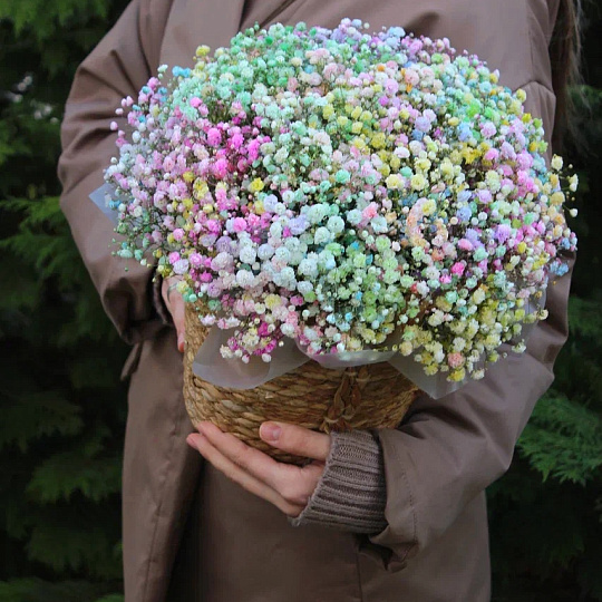 Настольная композиция с цветами «Романтика» - изображение 2