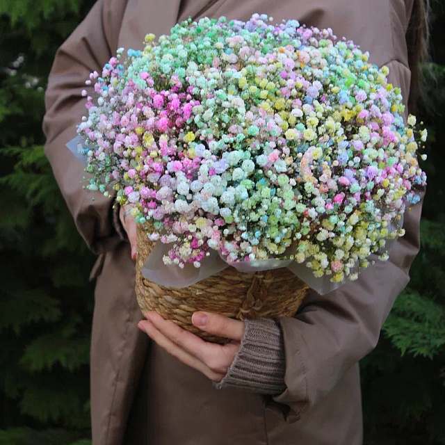 Настольная композиция с цветами «Романтика» - изображение 2