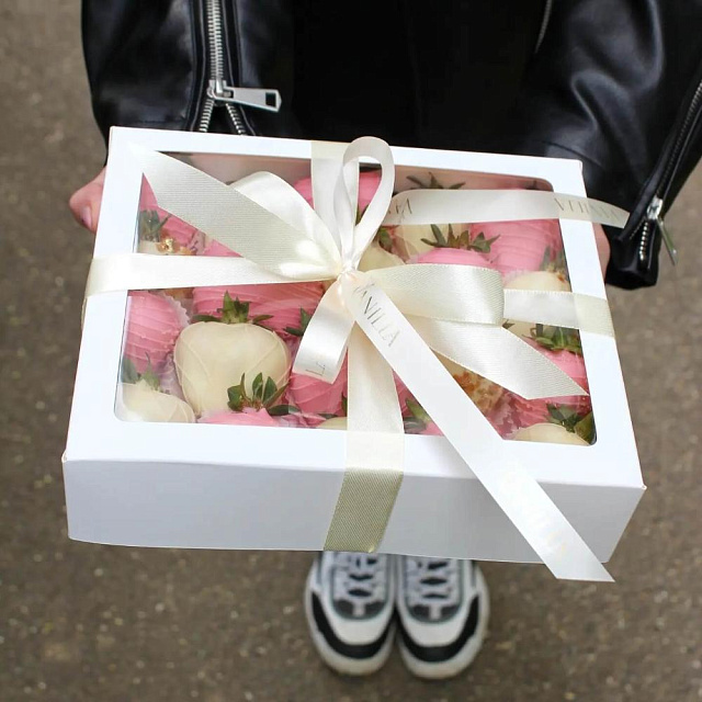 Набор клубники в Бельгийском шоколаде 15 шт - изображение 2