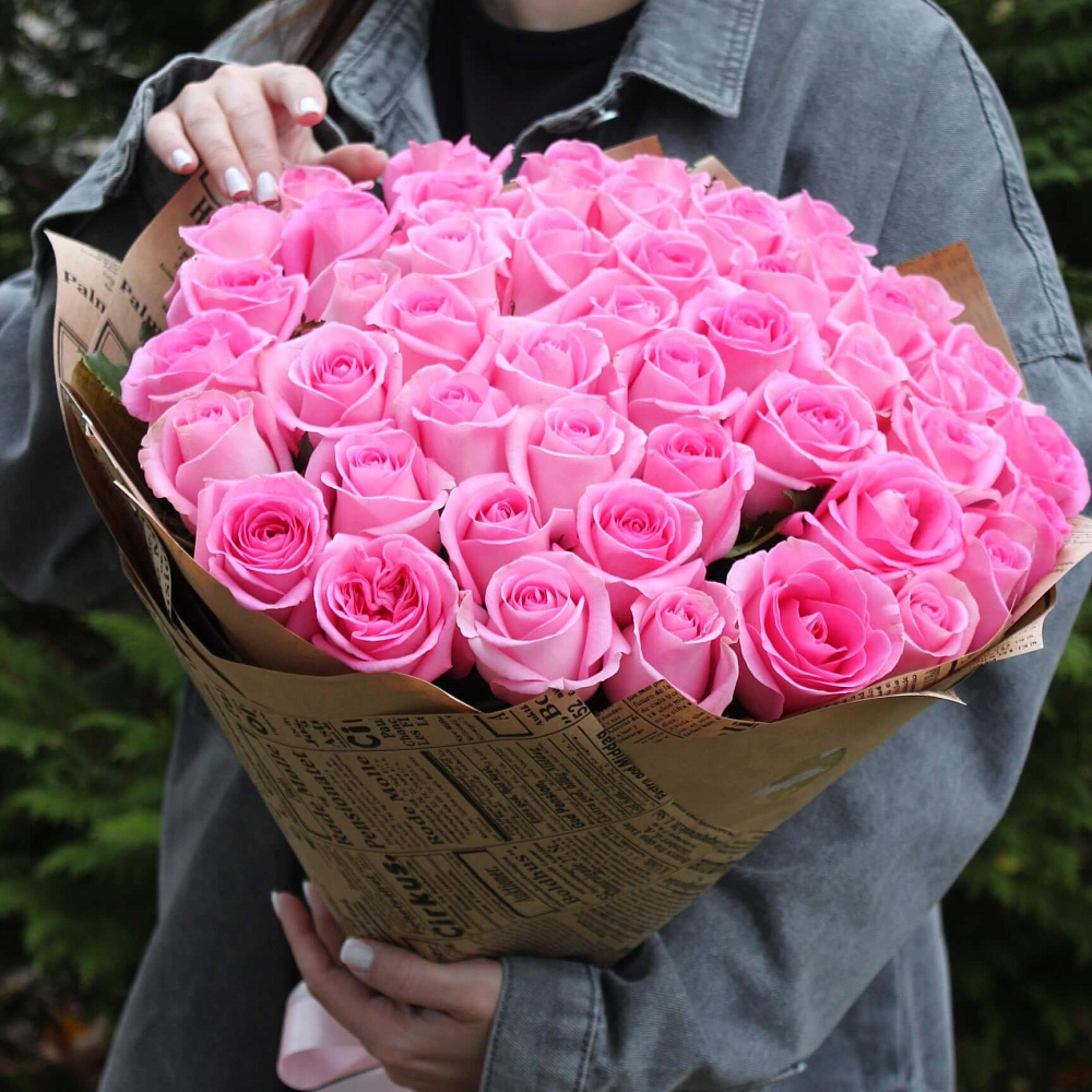 Букет из 51 розы Revival 60 см