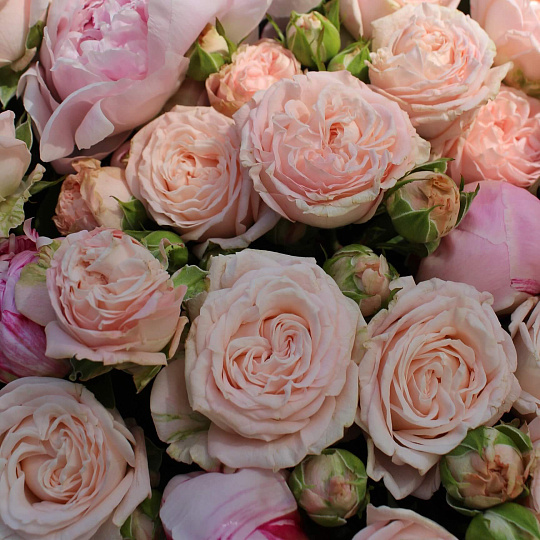 Цветы на 14 февраля: Букет микс Настоящая любовь