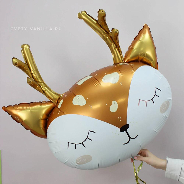 Фольгированный шар "Голова оленя" - изображение 2
