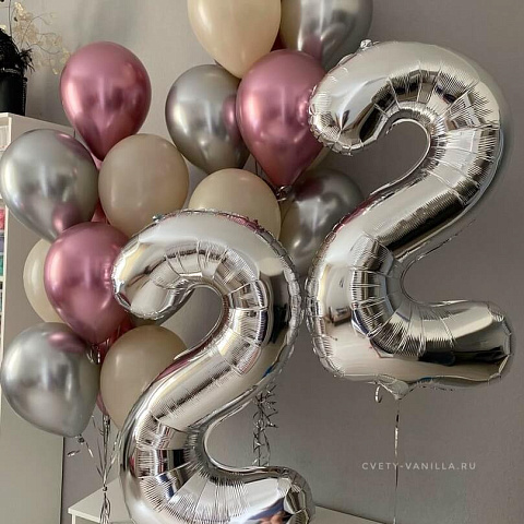 Стильная гамма шаров ко дню рождения - изображение 2
