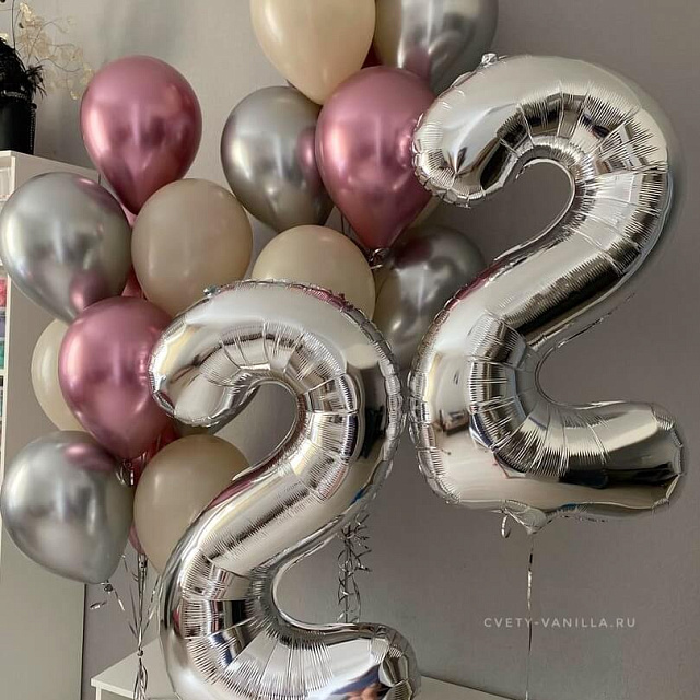 Стильная гамма шаров ко дню рождения - изображение 2