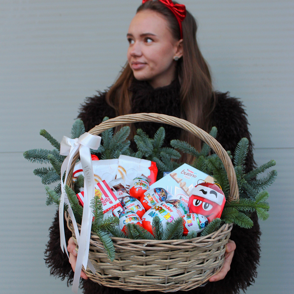 Корзина новогодняя "EXCLUSIVE"