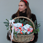 Корзина новогодняя "EXCLUSIVE"