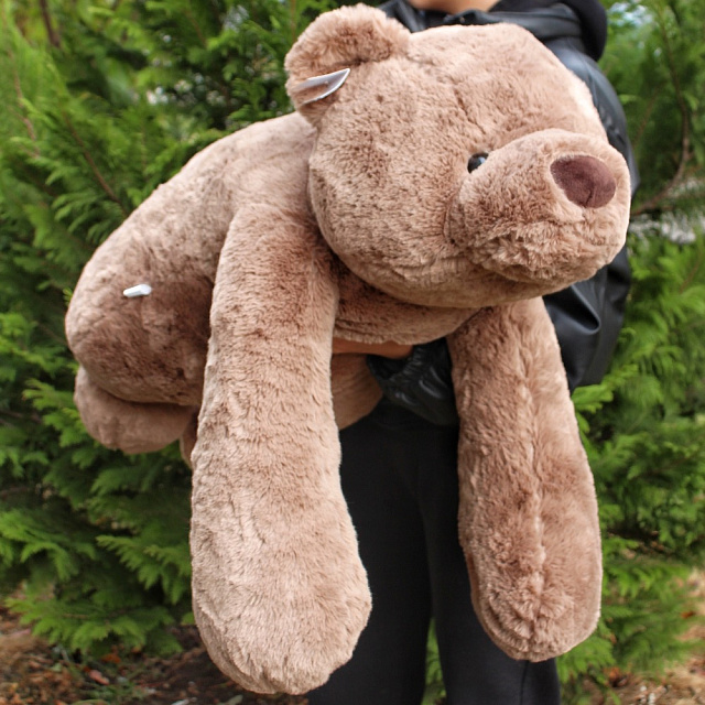 Коричневый мягкий мишка - изображение 2