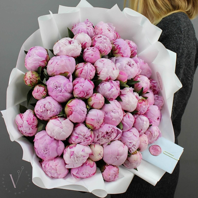 51 розовый пион Сара Бернар - изображение 2