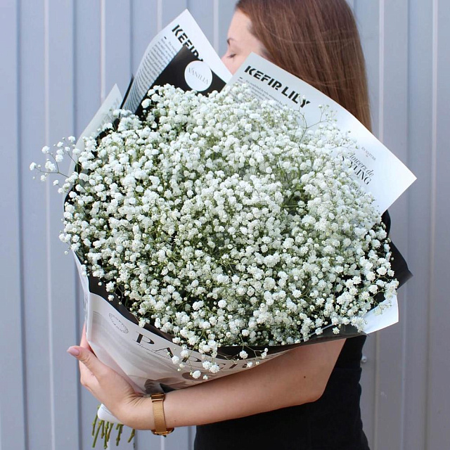 Белая гипсофила в журнальном оформлении - изображение 2