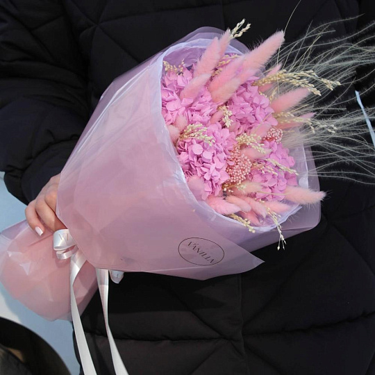 Букет из сухоцветов "Воздушный" - изображение 2