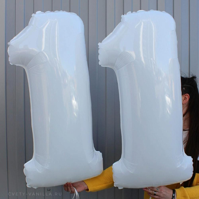 Метровые шары цифры 2 шт - изображение 2