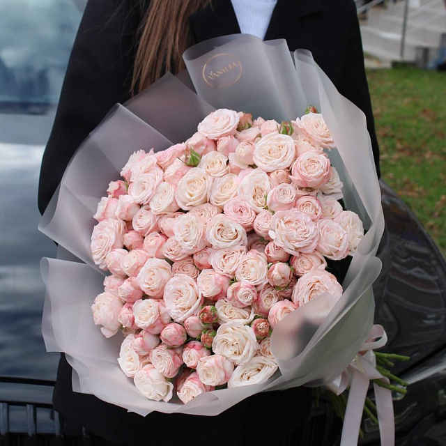 19 веток кустовой пионовидной розы - изображение 2