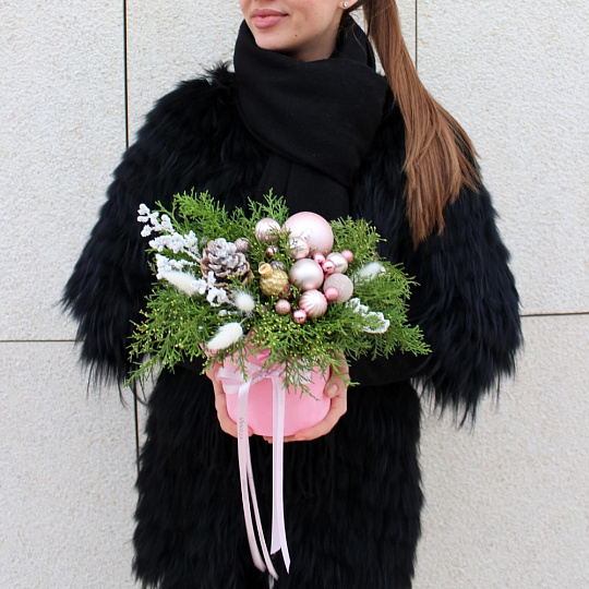 Шляпная коробка новогодняя Merry Christmas - изображение 2