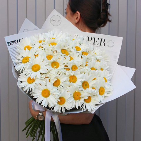 Букет из 51 ромашки - изображение 2
