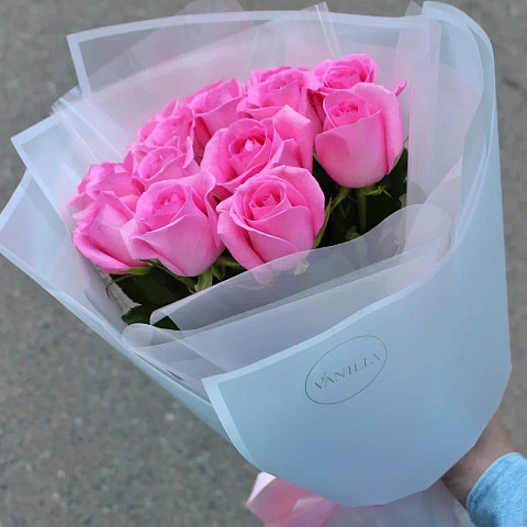 Розовые розы: Розы Revival 50 см