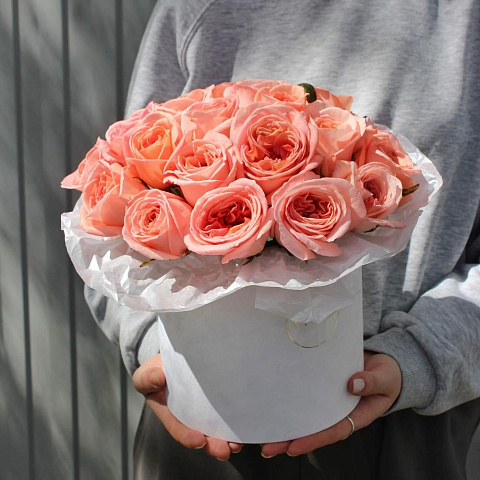 Цилиндр с розой «Пломбир» - изображение 2