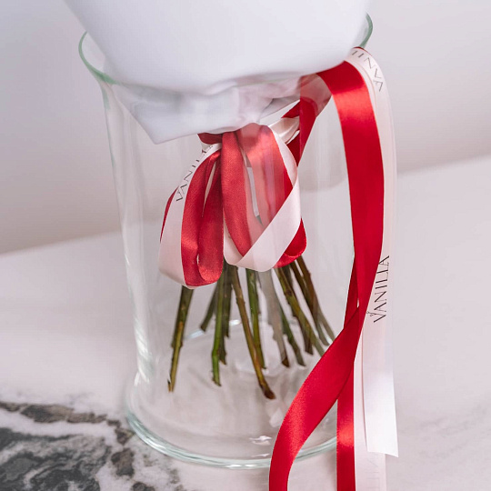 Ваза стекло 28 см