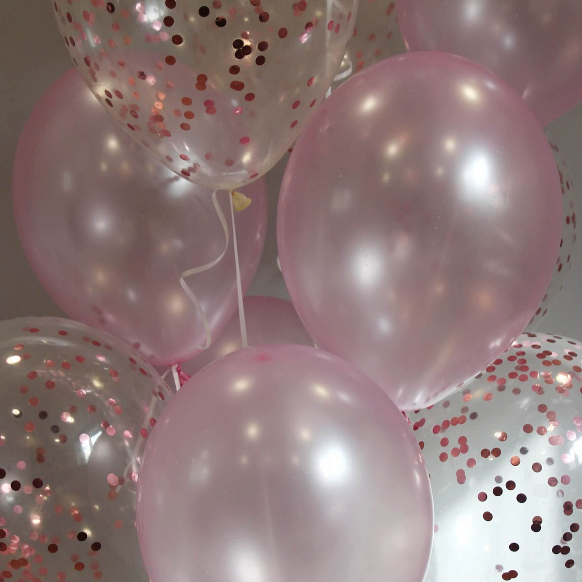 Сет шаров микс "Розовые облака"