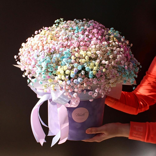 Яркая гипсофила в шляпной коробке - изображение 2