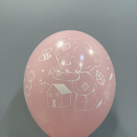 Воздушные шары поштучно: Шар голубой латексный "Выписка"