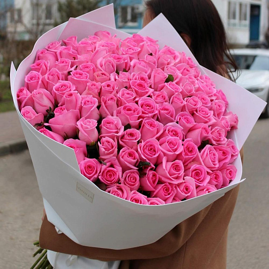 Букет из 101 розы Revival 70 см - изображение 2