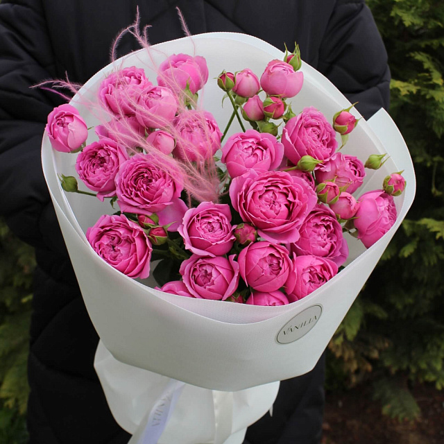 Яркие кустовые розы - изображение 2