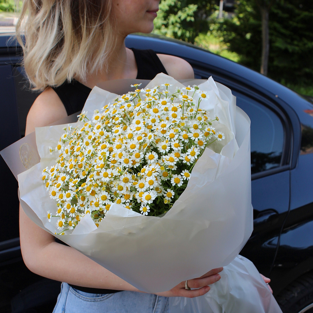 Букет из полевых ромашек