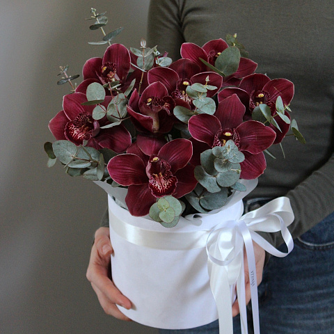 цилинр с цветами "орхидея" - изображение 2