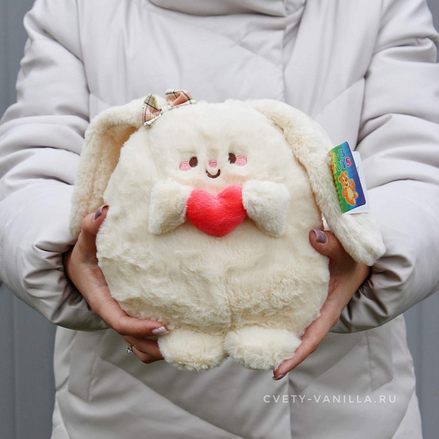 Мягкая игрушка "Заяц" 20 см - изображение 2