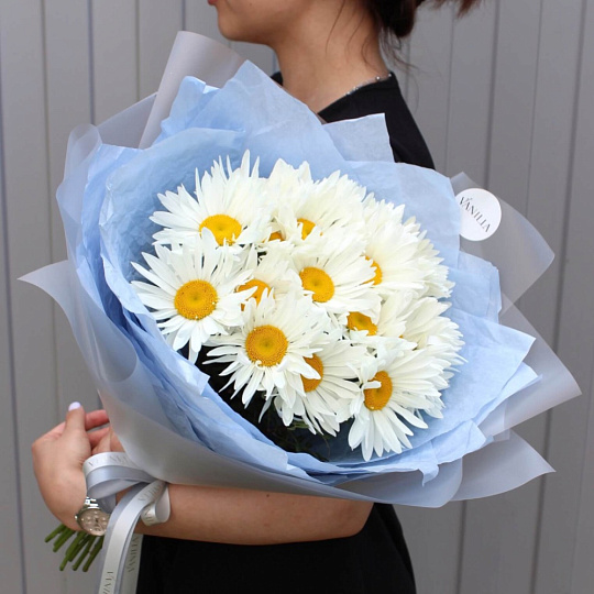 Букет из 19 больших ромашек - изображение 2
