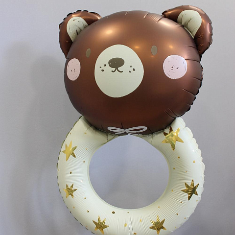 Шар на выписку "Погремушка Мишка" - изображение 2