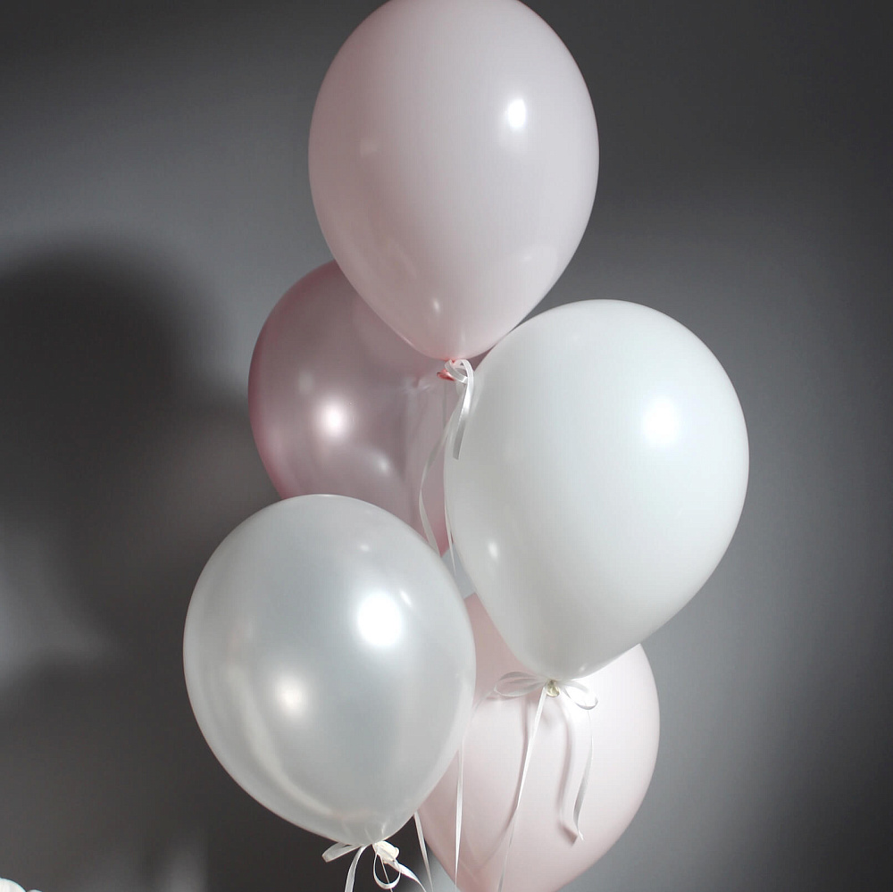 5 шариков микс-цветов 